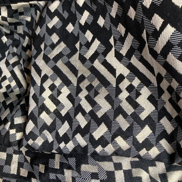 Jones New York Mini Metallic Chevron Print Cocktail Dress size 6 Y2K Bodycon - Picture 6 of 6